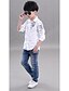 cheap Outerwear-Boys&#039; Floral Casual / Daily Print Long Sleeve Shirt White
