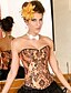 abordables Corsets et lingerie sculptante-Lacet Grande Taille / Serre Taille / Corset - Fleurie Femme Orange
