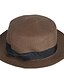 Χαμηλού Κόστους Γυναικεία καπέλα-Γυναικεία Μονόχρωμο Βίντατζ / Καθημερινό Καπέλο ηλίου / Χαριτωμένο / Μαύρο / Κόκκινο / Μπλε / Καφέ