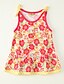 cheap Girls&#039; Clothing-Girls&#039; Going out Print Sleeveless Polyester Dress Red