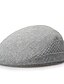 זול אביזרים לגברים-כובע כומתה (בארט) - אחיד פשתן וינטאג&#039; בגדי ריקוד גברים / לבן / חום / אפור / כובעים