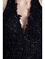 cheap Evening Dresses-A-Line Color Block Dress Formal Evening Court Train Sleeveless Halter Neck Tulle with Beading Appliques 2024