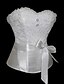 abordables Corsets et lingerie sculptante-Lacet Grande Taille / Serre Taille / Corset - Jacquard Femme Dentelle Blanche Noir Violet / Robes Corset