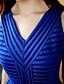 cheap Women&#039;s Dresses-Women&#039;s Simple A Line Dress - Solid Colored Cut Out High Rise V Neck / Summer