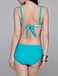 cheap Women&#039;s Swimwear &amp; Bikinis-Women&#039;s Boho / Beach Push-up Boho Halter Neck Purple Light Green Light Blue Bikini Swimwear Swimsuit S M L Purple
