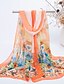 cheap Chiffon Scarves-Women&#039;s Party / Holiday Chiffon Rectangle Scarf Print / Multi-color