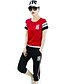 cheap Women&#039;s Hoodies &amp; Sweatshirts-Women&#039;s Plus Size Going out Casual Street chic Activewear Set Round Neck Micro-elastic Rayon Short Sleeve Summer