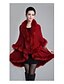 cheap Women&#039;s Furs &amp; Leathers-Women&#039;s Casual / Daily Spring / Fall / Winter Long Coat, Solid Colored Shawl Lapel Sleeveless Faux Fur / Polyester / Fox Fur Black / Wine / White One-Size