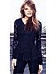 ieftine Bluze &amp; Cămăși Damă-Pentru femei Mărime Plus Size Bluză Jacquard Dantelă / Bufantă Negru / Primăvară / Toamnă