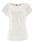 cheap Women&#039;s T-shirts-Women&#039;s Going out Casual / Street chic T-shirt - Patchwork Ruched / Summer