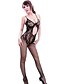 abordables Lingerie sexy-Femme Sexy Costumes Vêtement de nuit Jacquard Noir