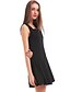 cheap Outlets-Women&#039;s Loose Sleeveless Solid Colored Backless Summer Sweetheart Neckline Black XS S M L XL XXL