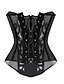 cheap Women&#039;s Sleep &amp; Lounge-Women&#039;s Lace Up Overbust Corset - Solid Colored, Mesh Black S M L / Going out / Club / Sexy