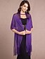 cheap Wraps &amp; Shawls-Terylene Wedding / Party Evening / Casual Shawls With Tassel