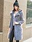 cheap Women&#039;s Coats &amp; Trench Coats-Women&#039;s Coat Daily Vintage Notch Lapel Regular Solid Colored Black / Pink / Gray / Loose