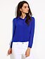 cheap Women&#039;s Blouses &amp; Shirts-Women&#039;s Shirt - Solid Colored Shirt Collar