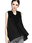 cheap Women&#039;s Blouses &amp; Shirts-Women&#039;s Daily Street chic Plus Size Blouse - Patchwork Lace V Neck Black / Summer