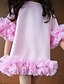 preiswerte Kleider-Mädchen&#039; 3/4 Ärmel Einfarbig 3D-gedruckte Grafik Kleider Spitze Baumwolle Kleid Frühling Herbst Winter Casual