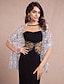 cheap Shawls-Sleeveless Shawls / 1920s / Flapper Girl Cotton Party Evening Wedding Guest Wraps / Shawls With Sequin
