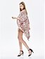 abordables Vestes &amp; Blazers pour Femme-Kimono Jacket Femme,Fleur Sortie simple Eté Manches ¾ Col Arrondi Normal Polyester