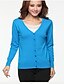 cheap Women&#039;s Sweaters-Women&#039;s Plus Size Street chic Long Sleeves Cotton Long Cardigan - Solid Colored V Neck