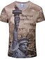 cheap Men&#039;s Tees &amp; Tank Tops-Men&#039;s Cotton T-shirt Print