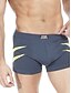 cheap Men&#039;s Briefs Underwear-Men&#039;s Print Super Sexy Boxer Briefs Color Block 1 Piece Mid Rise Rainbow