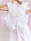 cheap Flower Girl Dresses-Ball Gown Knee Length Flower Girl Dress - Tulle Sleeveless Jewel Neck with Flower by LAN TING BRIDE®