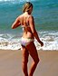 billige Bikinier og damemote-Dame Badetøy Bikini Badedrakt Fargeblokk Regnbue Grimehals Badedrakter Dytt opp Fargeblokk