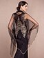 cheap Wraps &amp; Shawls-Sleeveless Shawls Tulle Wedding / Party Evening / Casual Women&#039;s Wrap With Pearl