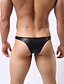 billiga Underkläder för män-Herr Kalsong Underkläder Solid färg Polyester Låg Midja Super sexig Svart M L XL