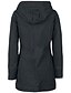 abordables Doudounes &amp; Parkas Femme-Manteau Rembourré Femme,Longue Vintage Décontracté / Quotidien Couleur Pleine-Laine Coton Polyester Coton Laine Manches Longues Noir