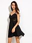 cheap Mini Dresses-Women&#039;s Club Simple / Street chic Loose / Sheath / Skater Dress - Solid Colored Backless / Cut Out High Rise Mini V Neck / Summer