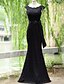 cheap Special Occasion Dresses-Mermaid / Trumpet Open Back Formal Evening Dress Scoop Neck Sleeveless Floor Length Lace with Lace Sash / Ribbon 2020