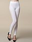 abordables Calcetines y medias-Mujer Panti Cálido - Un Color Terciopelo Blanco