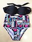 cheap Women&#039;s Swimwear &amp; Bikinis-Women&#039;s High Waist Boho Halter Neck Rainbow Bikini Swimwear