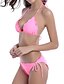 voordelige Bikini&#039;s &amp; Badmode-Nylon / SpandexHalter-Bikini-Effen-Vrouwen