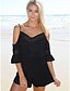 cheap Women&#039;s Jumpsuits &amp; Rompers-Women&#039;s Romper - Solid Colored, Lace / Patchwork Strap / Summer