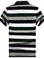 cheap Men&#039;s Polos-Men&#039;s Sports Active Polo - Striped Classic / Stylish Shirt Collar / Short Sleeve