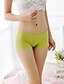 abordables Culottes-Femme Push-up Couleur Pleine Sous-vêtements Moulants Boxer Short-Coton / Soie Glacée