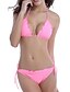 voordelige Bikini&#039;s &amp; Badmode-Nylon / SpandexHalter-Bikini-Effen-Vrouwen