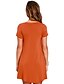cheap Mini Dresses-Women&#039;s Skater Dress - Solid, Pleated High Rise Mini V Neck