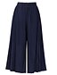 זול מכנסיים לנשים-בגדי ריקוד נשים סגנון רחוב רגל רחבה / ג&#039;ינסים מכנסיים אחיד / קיץ