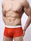 cheap Men&#039;s Briefs Underwear-Men&#039;s Patchwork Super Sexy Boxer Briefs Color Block 1 Piece White Black Blue M L XL