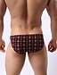 abordables Ropa interior y calcetines de hombre-Hombre Seda Sintética Súper Sexy Slip A Cuadros 1 Pieza