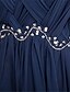 tanie Suknie wieczorowe-Kolacja oficjalna Sukienka Ołówkowa / Kolumnowa Jedno ramiączko Sięgająca podłoża Szyfon z Dodatki kryształowe