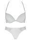 cheap Bra &amp; Panty sets-Women&#039;s Push-up Lace Bras Underwire Bra 3/4 cup Bras &amp; Panties Sets Solid Colored Cotton Black White