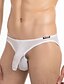 cheap Men&#039;s Briefs Underwear-Men&#039;s Ice Silk Color Block White Black Yellow