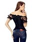 abordables Corsets-Gaine Lacet Floral Style moderne Corsets Corset Femme Halloween Usage quotidien Blanche Noir Bleu Corset Overbust Eté S M / Sexy