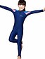 cheap Rash Guards-Dive&amp;Sail Boys Girls&#039; Rash Guard Dive Skin Suit Swimsuit UV Sun Protection UPF50+ Breathable Full Body Front Zip - Swimming Diving Surfing Snorkeling Patchwork Summer / Quick Dry / Quick Dry